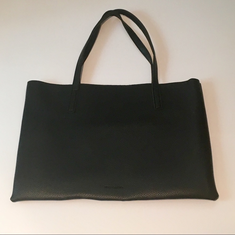Vince Camuto tote, black and gray - Picture 3 of 6